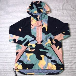 Camo Pullover Windbreaker